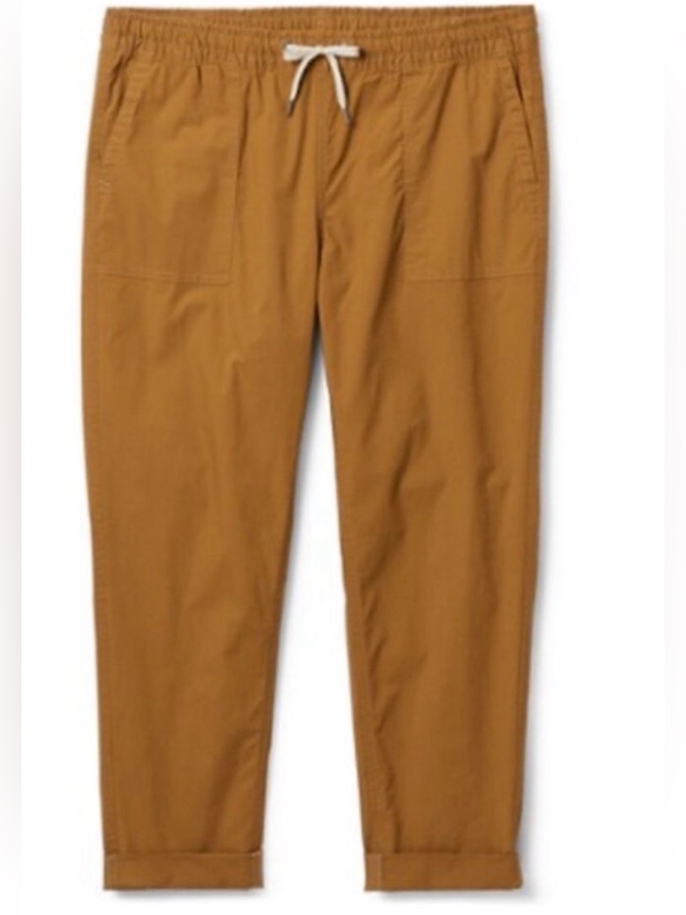 Vuori Vintage Ripstop Pants brown khaki roll up size medium